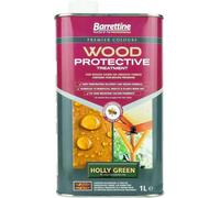 SuperGift.com Barrettine Wood Protective Treatment Holly Green Tin 1Lt