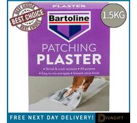 SuperGift.com Bartoline Patching Plaster 1.5Kg Ready-To-Mix Interior Wall Repair Plaster