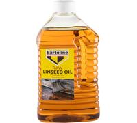 SuperGift.com Bartoline Raw Linseed Oil 2L Traditional Wood Nourishing & Protective Treatment