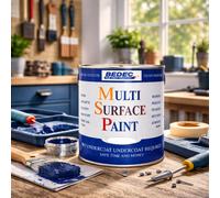 SuperGift.com Bedec Soft Satin Oxford Blue Multi Surface Paint Tin 750Ml