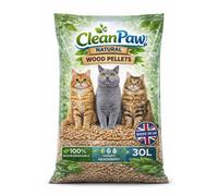 SuperGift.com Clean Paw Natural Wood Pellet Pet Bedding & Litter 30L