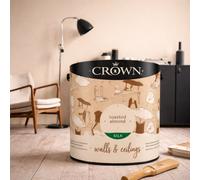 SuperGift.com Crown Silk Emulsion Soft Toasted Almond Silk Tin 2.5L