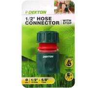 SuperGift.com Dekton 1/2" To 5/8" Auto Shut-Off Hose Connector For Garden Hose Watering Systems