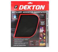 SuperGift.com Dekton - 10Sheets Wet & Dry Sandpaper
