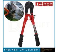 SuperGift.com Dekton 14" Heavy Duty Bolt Cutter Hardened Steel Chain, Bolt & Wire Cutting Tool