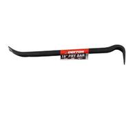SuperGift.com Dekton 18" 450mm Pry Bar With Oval Shank And Nail Puller Groove Heavy Duty Steel Wrecking Bar