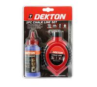 SuperGift.com Dekton 2 Piece Chalk Line Set 30M (100Ft) With Chalk Powder & Line Reel