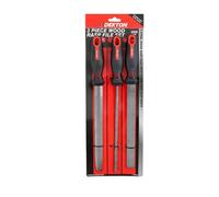 SuperGift.com Dekton 3 Piece Wood File & Rasp Set With Soft Grip Handles For Wood Shaping & Finishing