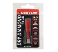 SuperGift.com Dekton 5.5mm Brazed Dry Diamond Tile Drill Bit For Porcelain, Ceramic, Granite & Stone