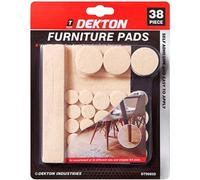 SuperGift.com Dekton Assorted Furniture Felt Pad Set 38Pc Self-Adhesive Floor Protection Pads