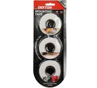 SuperGift.com Dekton Double-Sided Mounting Tape Set 3 Pack Strong Multi-Purpose Adhesive Tape