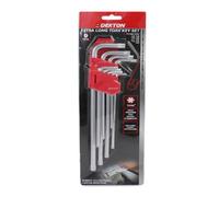 SuperGift.com Dekton Extra Long Star Torx Key Set For Automotive, Mechanical, Bicycle & Diy Repairs