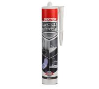 SuperGift.com Dekton Kitchen & Bathroom Silicone Sealant Grey Waterproof Mould Resistant