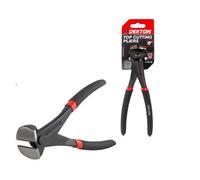 SuperGift.com Dekton Pro Top Cutting Pliers 8" (200mm) Heavy Duty End Cutting Pliers With Soft Grip Handles