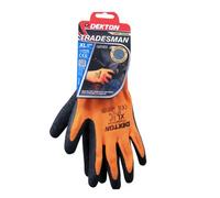 SuperGift.com Dekton Size 10/xl Latex Coated Tradesman Work Gloves For Construction, Diy & General Handling