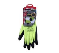 SuperGift.com Dekton Size 9/l Hi-Vis Thermal Insulated Winter Work Gloves For Construction, Outdoor & Cold Weather Tasks