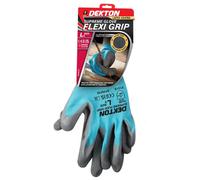 SuperGift.com Dekton Size 9/l Latex Coated Supreme Work Gloves For Construction, Diy & General Handling