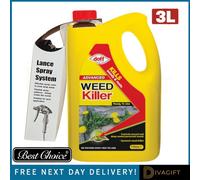 SuperGift.com Doff Advanced Weed Killer Liquid 3L Ready-To-Use Weed Control Treatment For Paths, Patios, Driveways, Gravel Areas & Garden Mainte