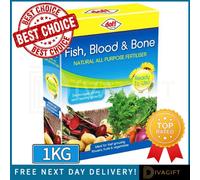 SuperGift.com Doff Fish Blood & Bone Organic Based All Purpose Garden Plant Food 1Kg