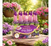 SuperGift.com Doff Hanging Basket & Tub Drip Feed Liquid 10Pk