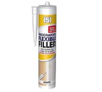 SuperGift.com Flexible Decorators Filler For Filling All Cracks & Gaps Before Decorating, White, 280Ml (151 Filler)