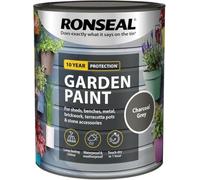 SuperGift.com Garden paint adds colour, waterproofs, and improves water repellence (Charcoal Grey, 0.75 Liters)