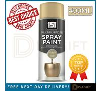 SuperGift.com General Packaging Champagne Gold Multipurpose 400Ml Metallic Finish (1)