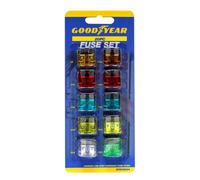 SuperGift.com Goodyear 20 Piece Automotive Blade Fuse Set Assorted Car & Van Replacement Fuses