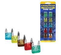 SuperGift.com Goodyear 20Pc Mini Blade Fuses Automotive Electrical Circuit Protection Fuse Set