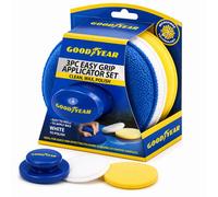 SuperGift.com Goodyear 3 Piece Easy Grip Applicator Set For Car Cleaning Waxing Polishing Pads