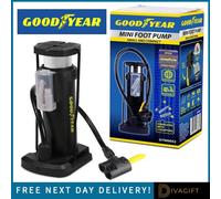 SuperGift.com Goodyear Mini Foot Pump For Tyres And Inflatables