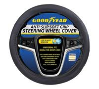 SuperGift.com Goodyear Steering Wheel Cover Matt Black