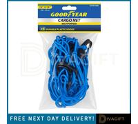 SuperGift.com Goodyear Universal Car Cargo Net Elastic Boot Storage Net With Hooks