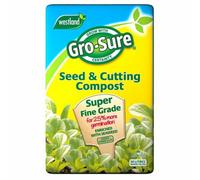 SuperGift.com Gro-Sure Seed & Cutting Compost Peat Free 20L Compost For Seeds & Cuttings