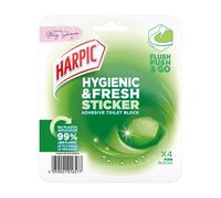 Harpic Sticker Adhesive Toilet Block - Pine