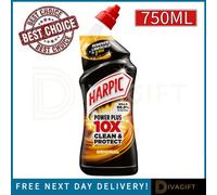 SuperGift.com Harpic Power Plus Max 10 Original Toilet Cleaner 750Ml Limescale & Germ Remover