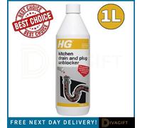 SuperGift.com Hg Kitchen Drain & Plug Unblocker Liquid Grease & Food Residue Remover 1L