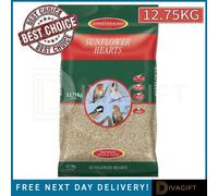 SuperGift.com J & J Sunflower Hearts For Wild Birds 12.75Kg Premium No-Mess Wild Bird Food