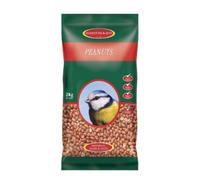 SuperGift.com J & J Wild Bird Food Peanuts 2Kg High-Energy Peanuts For Garden Birds