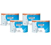 SuperGift.com Kitchen Towels 3 Pack, Absorbent Dish Cloths for Drying, Cleaning & Wiping, Reusable Tea Towels for Kitchen Use (4)