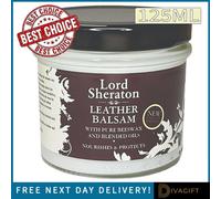SuperGift.com Lord Sheraton Leather Balsam 125Ml Beeswax Leather Conditioner & Protector