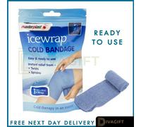 SuperGift.com Masterplast Ice Wrap Cold Bandage Instant Cooling Compression Wrap For Sports, Exercise, First Aid & Recovery Support