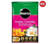 SuperGift.com Miracle-Gro Azalea, Camellia & Rhododendron Ericaceous Compost Specialist Growing Media For Acid-Loving Plants, 40L