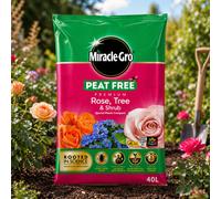 SuperGift.com Miracle-Gro Peat Free Rose, Tree & Shrub Compost 40L