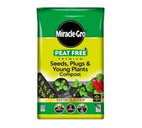 SuperGift.com Miracle-Gro Peat Free Seeds, Plugs & Young Plants Compost 20L Specialist Compost For Seedlings & Young Plants