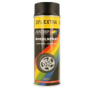 SuperGift.com Motip Wheel Black Matt Paint Automotive Wheel Refinishing Paint, 500Ml