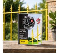 SuperGift.com Nitromors Anti - Rust Smooth Finish Metal Yellow Paint Tin 750Ml