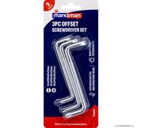 SuperGift.com Prima 3Pc Offset Screwdriver Set