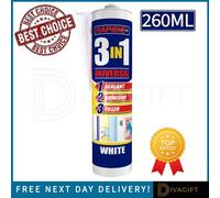 SuperGift.com Rapide 3-In-1 Universal Sealant White(Pack Of 3 )