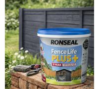SuperGift.com Ronseal Fencelife Plus Charcoal Grey 5Lt